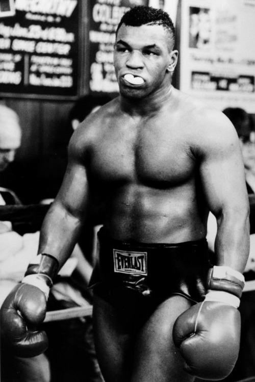 Tyson s'entraîne pour combattre Franck Bruno -  Las Vegas - Février 1989 - Bob Thomas/Getty Images