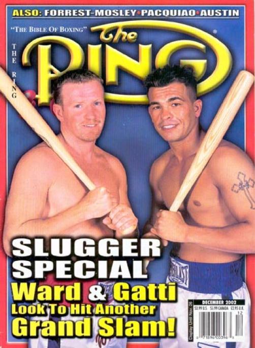Arturo Gatti et Mickey Ward - couverture du Ring Magazine - décembre 2002