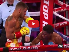 Toujours un plaisir de voir boxer Lomachenko