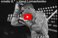 LOMACHENKO, il a les yeux revolver, il a le regard qui tue