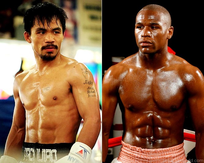 Pacquiao Mayweather sur facebook