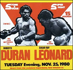 Nouvelle Orleans, 25 novembre 1980. Leonard vs. Duran II