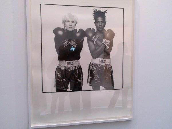 Warhol, Basquiat, Holyfield, Don King et Hugo Chavez