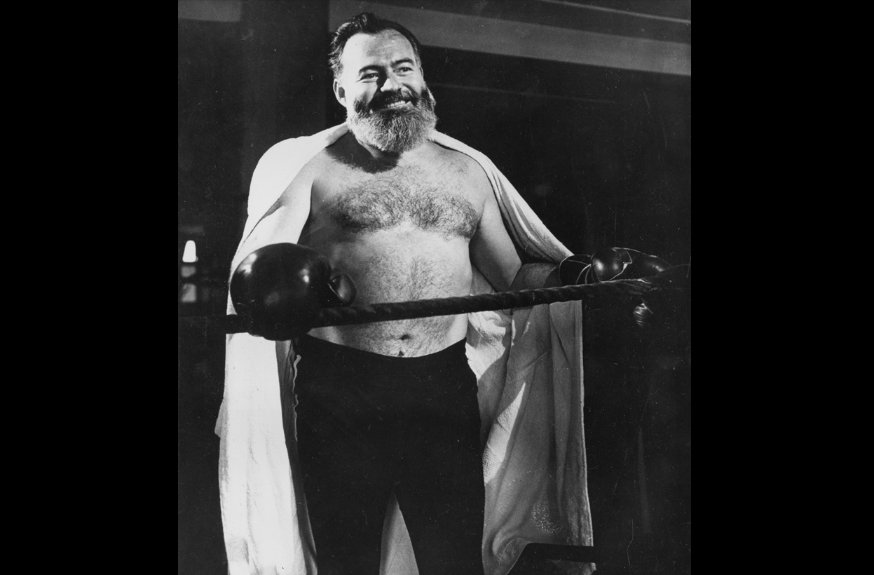 Ernest Hemingway, poing à la ligne