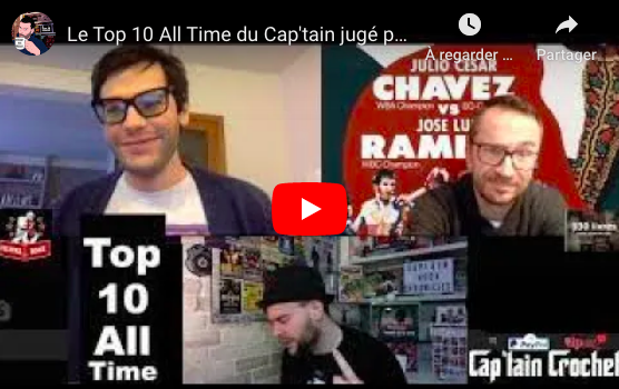 BOUM : le top 10 du Cap’tain Crochet passe au tribunal de 130 livres & CultureBoxe